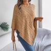 Autumn Winter Loose Knit Cable Knit Cardigan Coat for Women