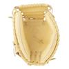 ZETT Youth Softball Zero One Pastel BJC712612 Catcher's Mitt, Stage, Right-Handed Throw, Brown,