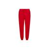 Knitted Sweatpants Men's Red Moderate Cuffed Pants FJ0339