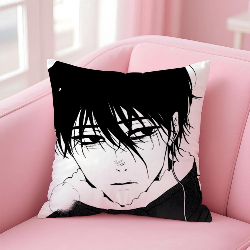 Cartoon Anime DDEVILS LINEL Cushion Cover Pillow Case Soft Skin Friendly Fabric  Concealed Zipper