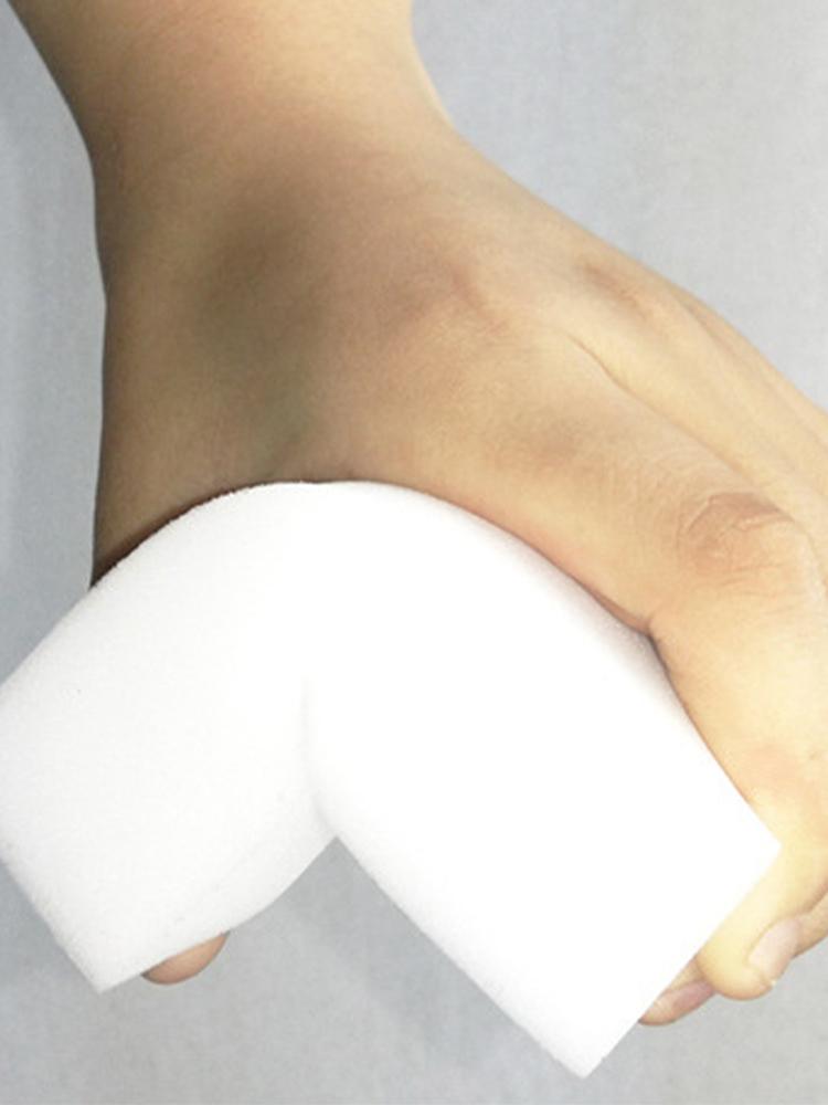 Упаковка из 10 белых чистящих губок, многофункциональных губчатых поролоновых подушечек, многоразовых, 2 X Plus Strength для стен кухни и ванной комнаты