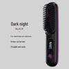 Wireless LCD Hair Straightening Comb with Negative Ion Technology - Portable, Non-Damaging Electric Comb for Safe Hair Styling