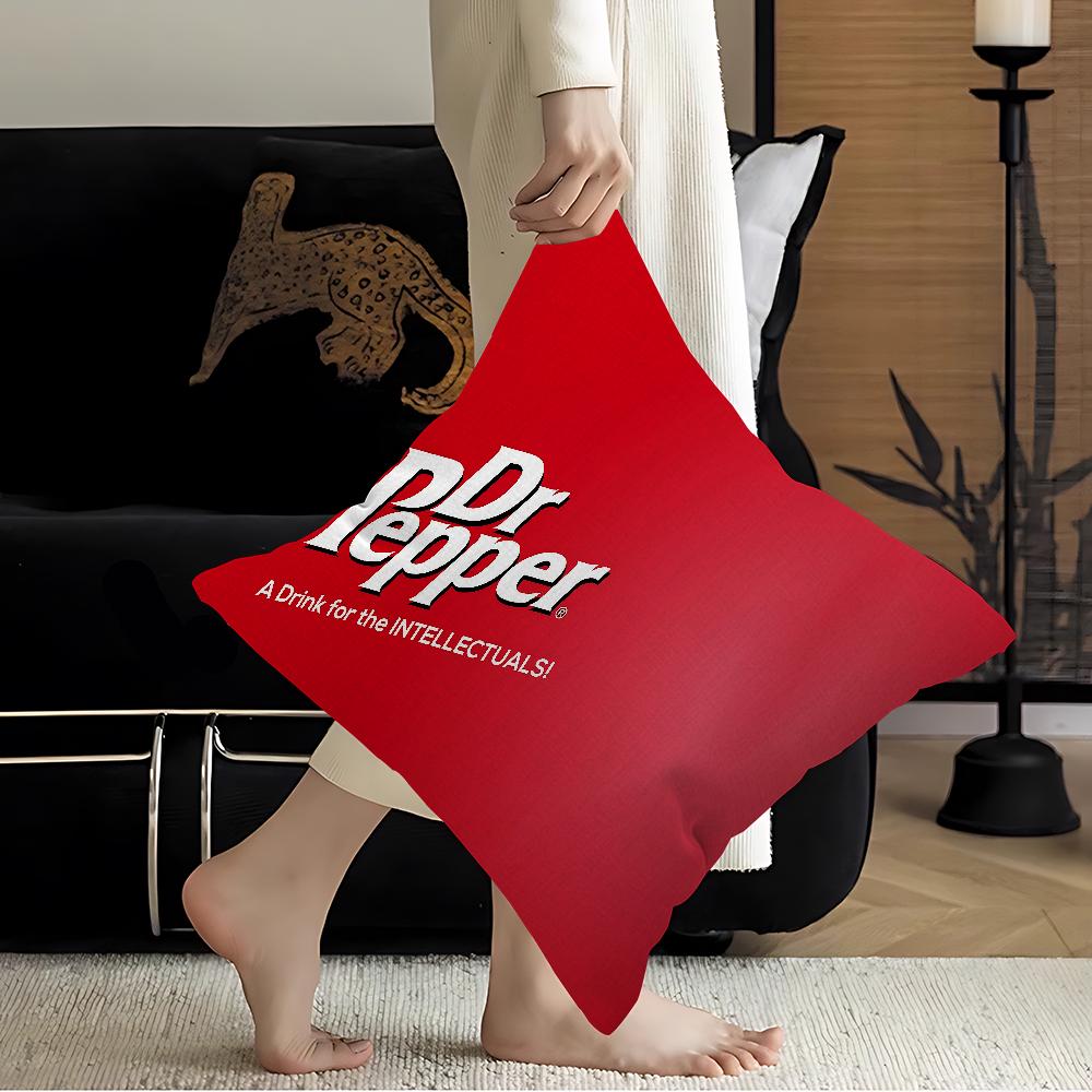 

D-Dr Pepper Персоналізовані Зображення Текст Домашні Декоративні Подушки Побутові Подарунки 45x45см 12x12Inch