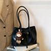 Geantă de mână tip tote - Geantă cu o singură baretă de capacitate mare - Geantă crossbody retro pentru navetă