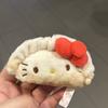 Cute Bun Dumpling Chef Design Plush Doll Pendant For Backpack Decor