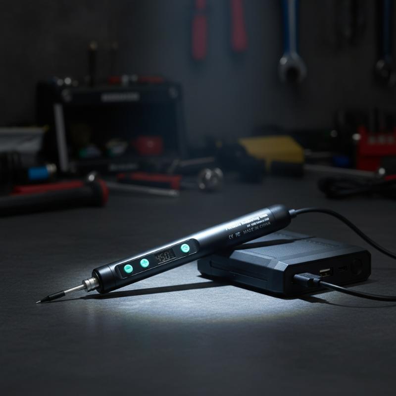 Portable Wireless Soldering Iron with Built-in Battery 180-450 Adjustable Temp Ideal for Electronic Enthusiasts