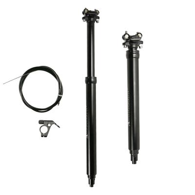 Mountain Bike Dropper Post 31.6mm Aluminum Hydraulic Lock 100-170mm Travel Bicycle