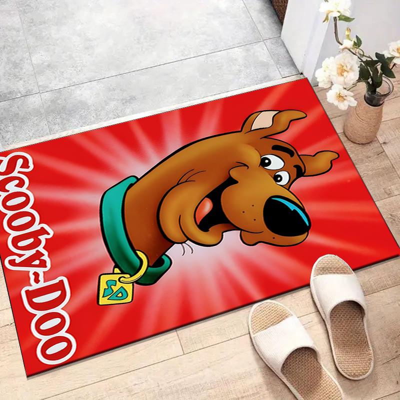 Scooby Doo Polyester Carpet, Soft Indoor Mat for Office Chair, Living Room, Computer Desk - Decorative Home Office Rug Design