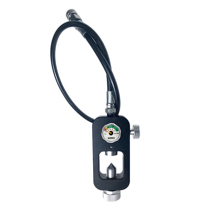 Submarine Oxygen Cylinder Inflation Valve Scuba Respirator Converter Small Scuba Inflation Adapter 30 * 13.5 * 4CM