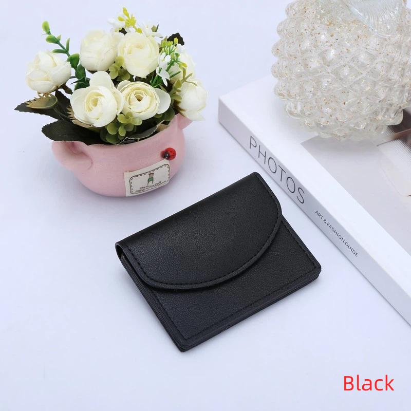 Portable Women's Wallet with Secure Card and Coin Compartments PU Leather for All Seasons