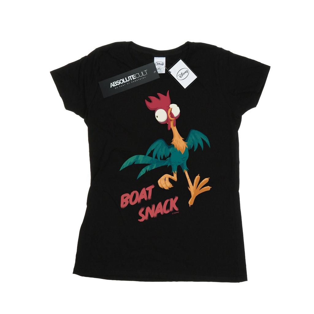 Disney Womens/Ladies Moana Boat Snack Cotton T-Shirt