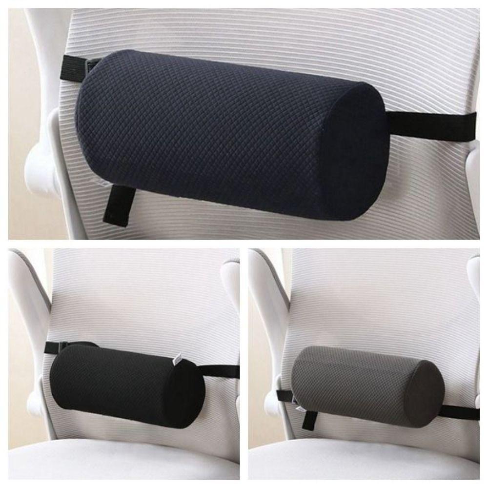 Cylindrical Shape Lumbar Spine Support Pad Soft Seat Back Cushion Round Seat Cushion Couch