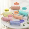 TOME Velvet Square Pencil Case for Girls - Cute Stationery Box for Elementary Students