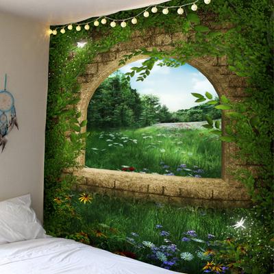 Beautiful Natural Forest Mushroom Tapestry Wall Hanging Hippie Landscape Ocean Tapestries Wall Art Cloth Home Room Decor