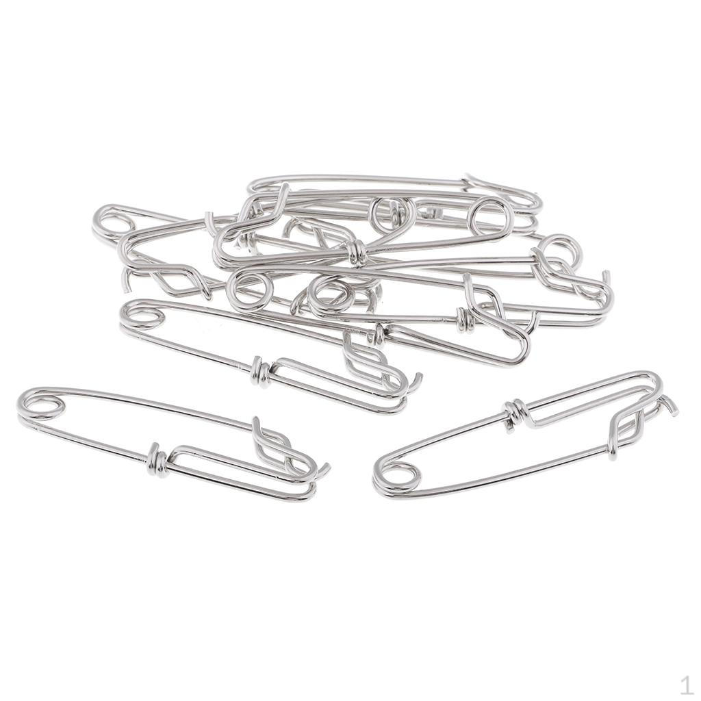 

1 Set Stainless Steel Longline , High Strength Branch Hanger Float Line Tuna Clip S - 10pcs
