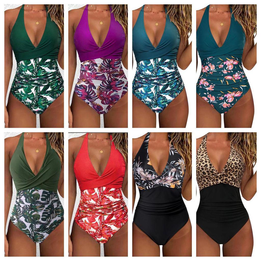 2024 European & American Chic Backless Slimming One-Piece Swimsuit for Women
