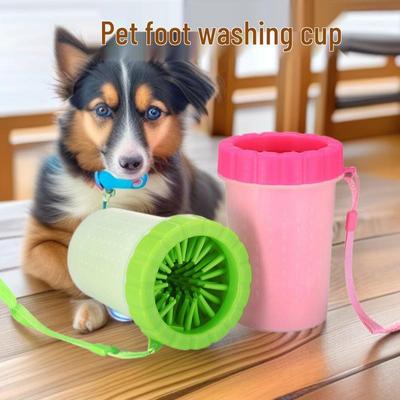 Pet Foot Washing Cup for Cats and Dogs - Perfect for Cleaning Paws