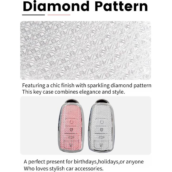 Waterproof TPU Car Key Fob Case Cover Compatible with Chery Tiggo 7 8 Omoda 3 5 C5 Arrizo 5 Plus Jaecoo 6 2025 Ruigu 9 2024 2025 Car Accessories