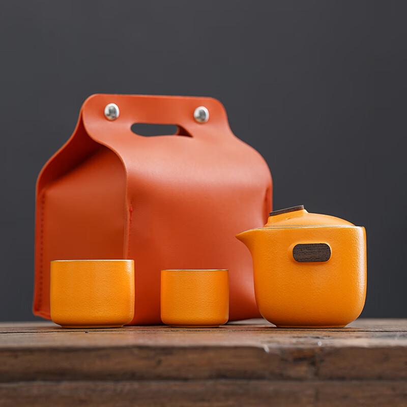 Palace Style Portable Ceramic Tea Set