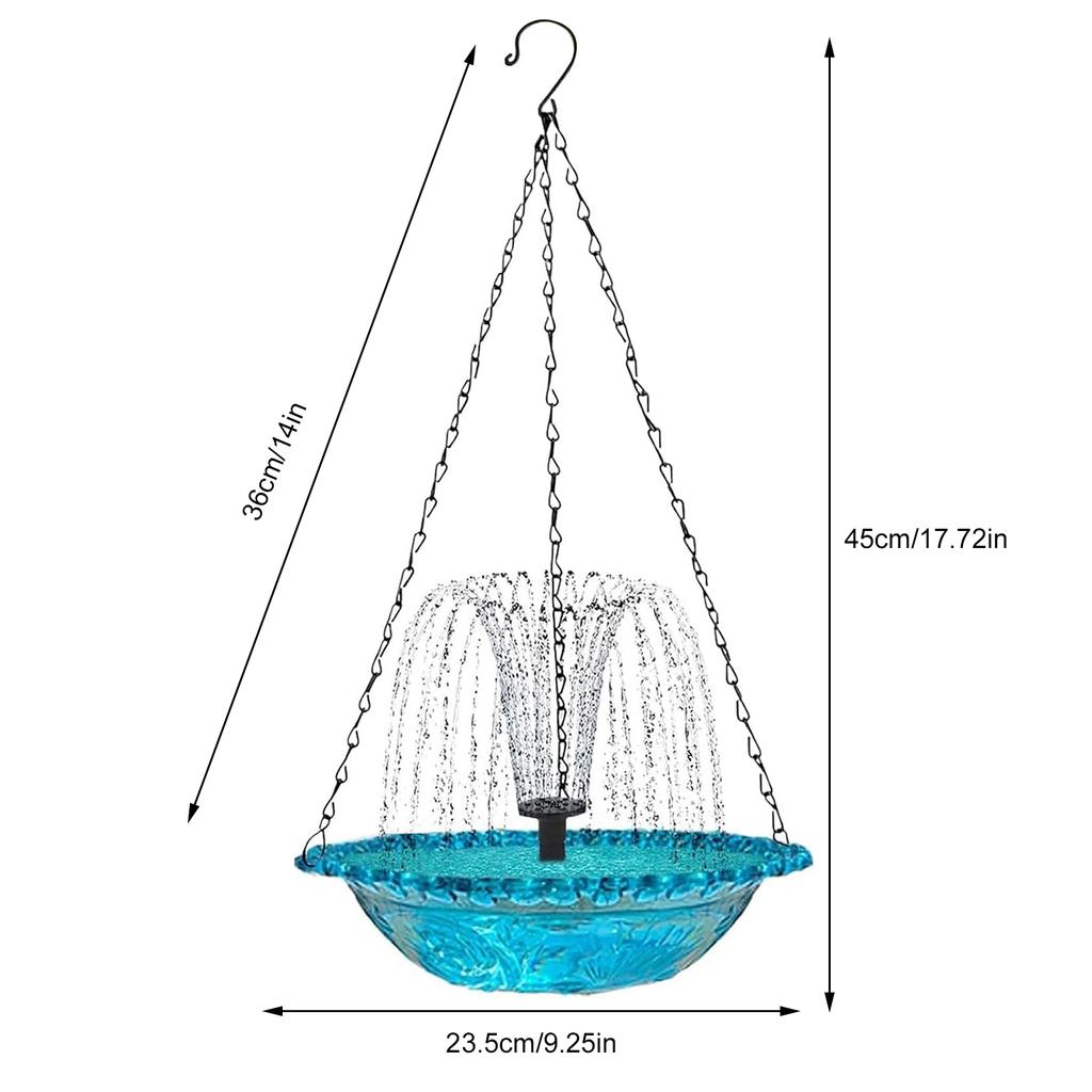 Hummingbird Water Fountain Hanging Hummingbird Feeders Cascade Hanging Feeding Station For Birds Lovers Balcony Gardens