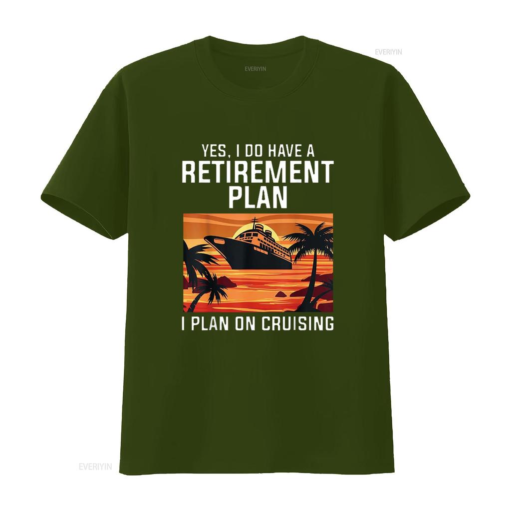 Funny Cruising For Retirement Cruise Ship Vacation T Shirt Black X Large Vintage Washed Comfortable Unisex