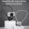 Neck Mount Holder Magnetic Quick Snap Camera Harness for 360 Action Camera Handsfree Action Recording, 360 Degree View