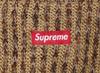 Supreme Rainbow Loose Gauge Beanie Tan