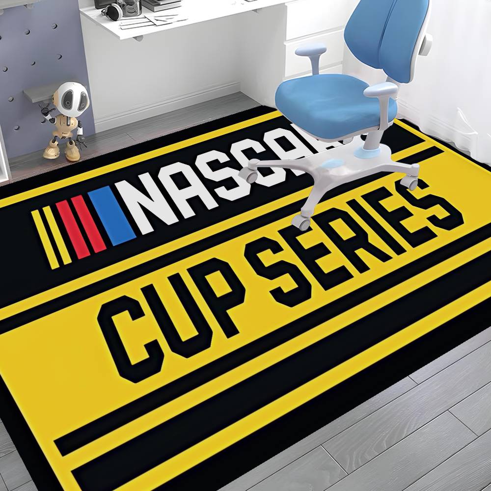 N-NASCARS Rennwagen Zimmerteppiche Retro Mehrere Auswahlmöglichkeiten Wohnzimmer Küchenteppich Rutschfest Willkommensteppich