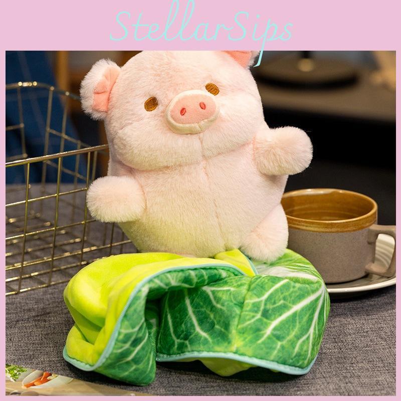 Adorable Plush Pig Toy Cartoon Style Soft Stuffed Animal Perfect Gift For Kids