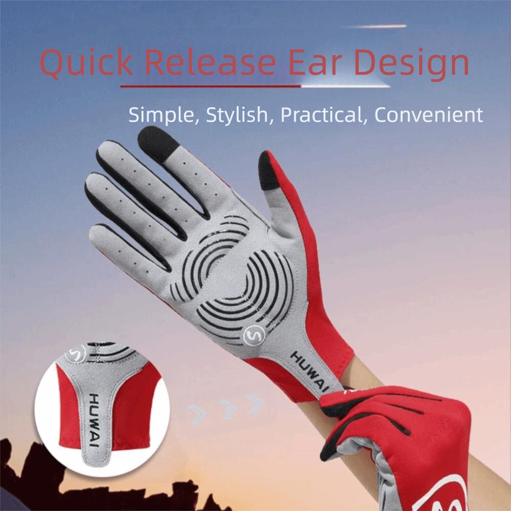 Full Finger Cycling Gloves Windproof Bicycle Mittens Skin Friendly Sports Gloves  Winter