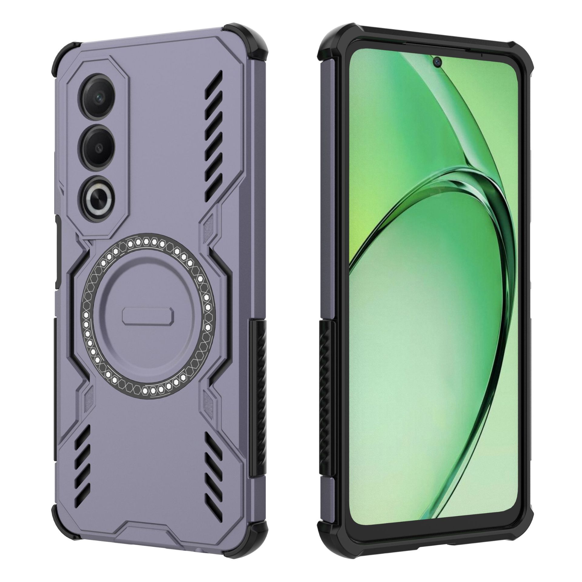 

Oppo A3 Pro/A80/Oppo K12X MagSafe Case,Magnetic Drop-Proof Phone Case Cover for Oppo A3 Pro/A80/Oppo K12X Oppo A3 Pro/A80/Oppo K12X фиолетовый
