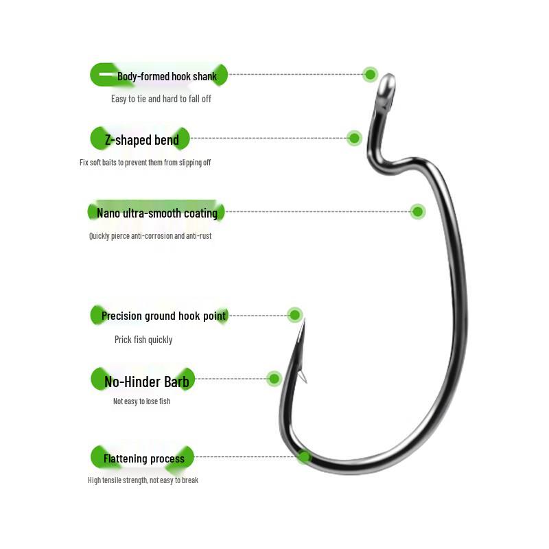 King Lure Wide Belly Crank Hooks