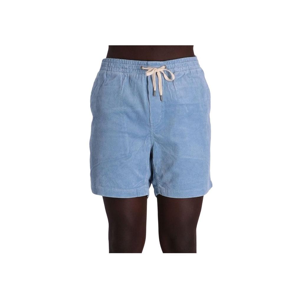 Polo Ralph Lauren Solid Color Lace-Up Straight Leg Casual Shorts Men shorts Light-Blue 710800214-029