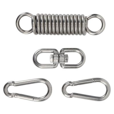 Heavy Bag Spring 304 Stainless Steel 200kg 360 Degree Rotation Professional Punching Bag Spring for Home Camping Swing Chair