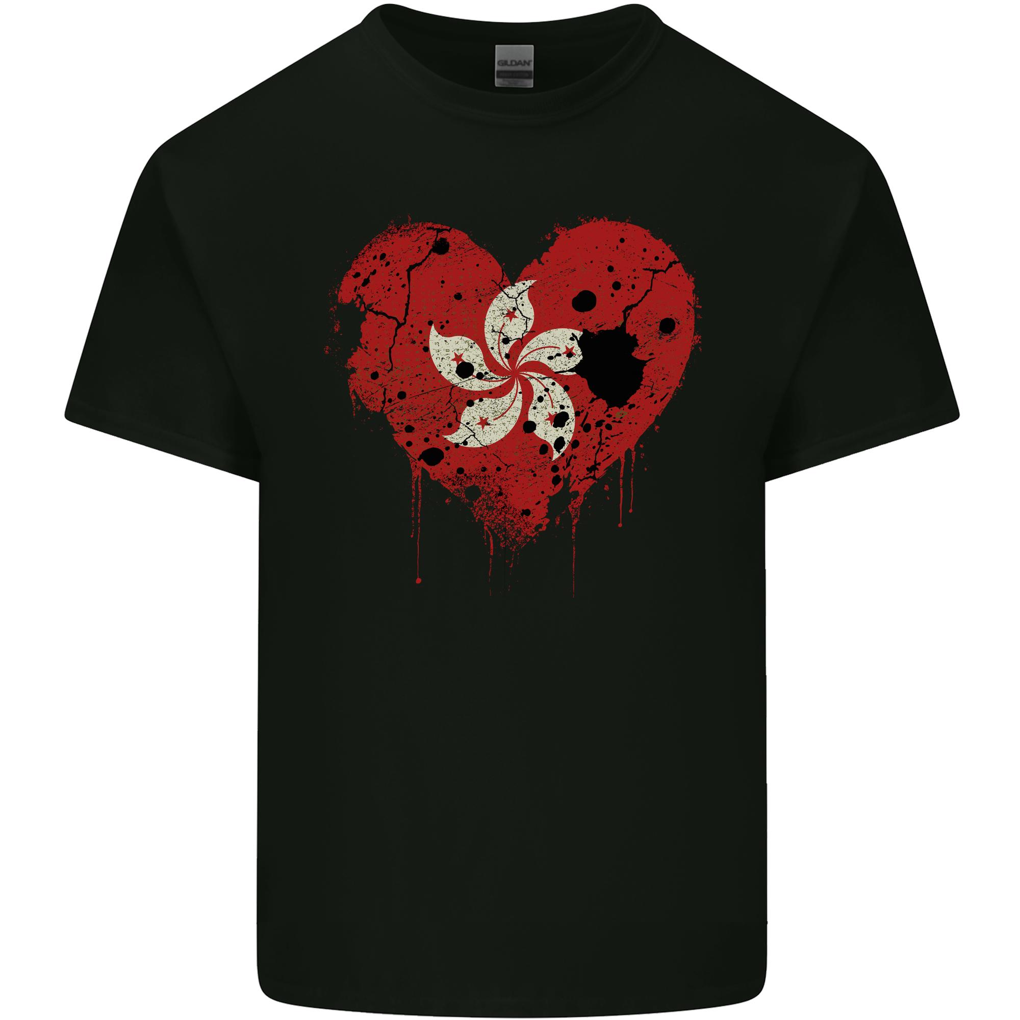 Love Flag Hong Kong Football Unisexs Light Cotton TShirt S