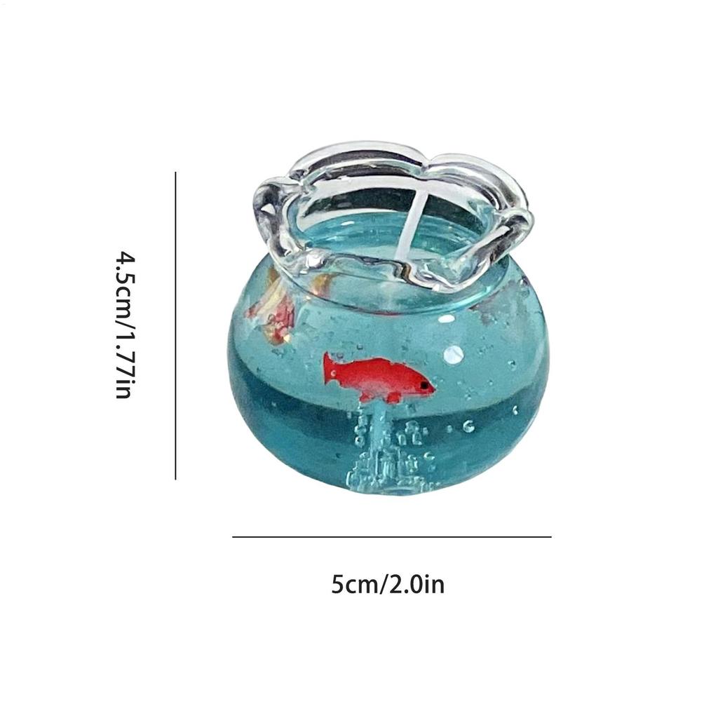 Blasen-Aquarium Fisch Aromatherapie-Kerze Niedliche Raumdeko Requisiten Geburtstagsgeschenke Bestes Freundin Geschenk