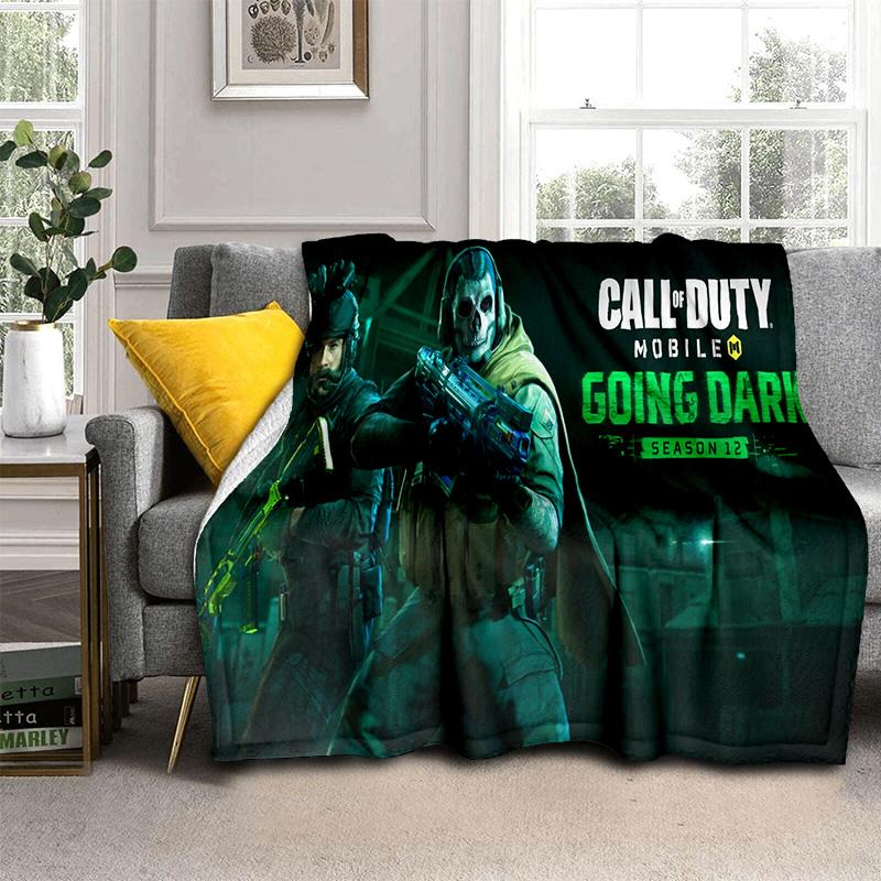 3D Call of Duty,COD Game, Gamer HD Blanket,Soft Throw Blanket for Home Bedroom Bed Sofa Picnic Travel Office Cover Blanket Kids