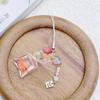 Small Fish Flowers Pendant Sweet Phone Chain Strap Hangings Decoration Keychain Lanyard Small Gift for Women Girls