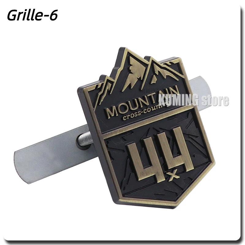 3D Metal 4X4 Mountain Cross Country Badge Auto 4WD Emblem Car Stickers Styling Decals Accessories