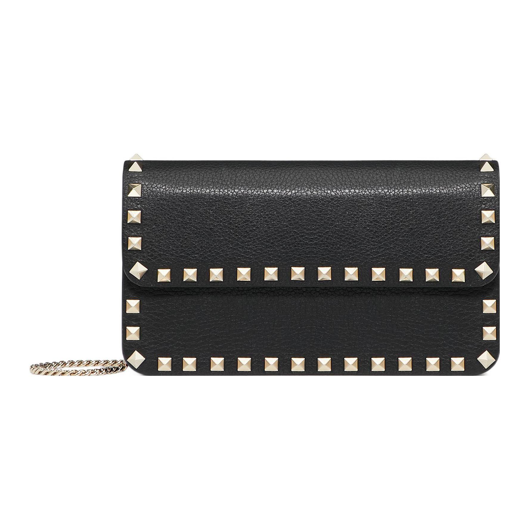 

Valentino Rockstud V Logo Print Grain Calfskin Messenger Bag Women bags Black W2P0S61VSH0NO Basic Set (Bag+Dust Bag)