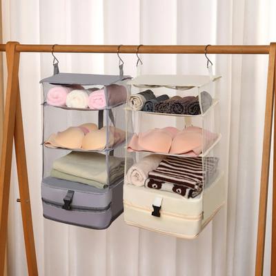 Sac de Rangement de Voyage Dortoir Garde-robe Suspendu Artefact de Rangement Multifonctionnel Vêtements Sous-vêtements Chaussettes Rangement Sac de Compression