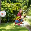 Retractable Garden Hose Reel 20M Length Lock Automatic Retractable Hose Reel Slow Return ABS with Sprayer Nozzle for Garden Wate