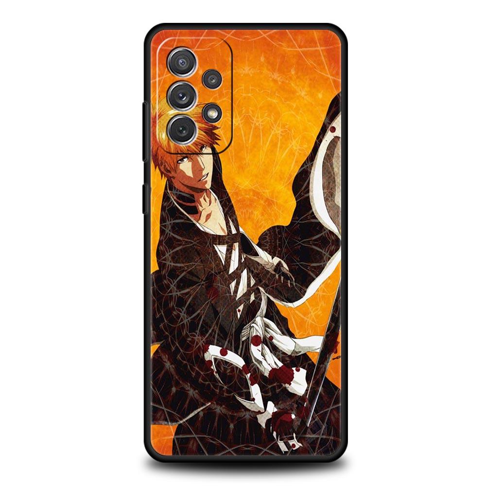 Bleach Kurosaki Ichigo Phone Case For Samsung Galaxy A51 A13 A71 A21S A12 A11 A31 A41 A01 A03s A22 A23 A33 A73 A53 5G Cover