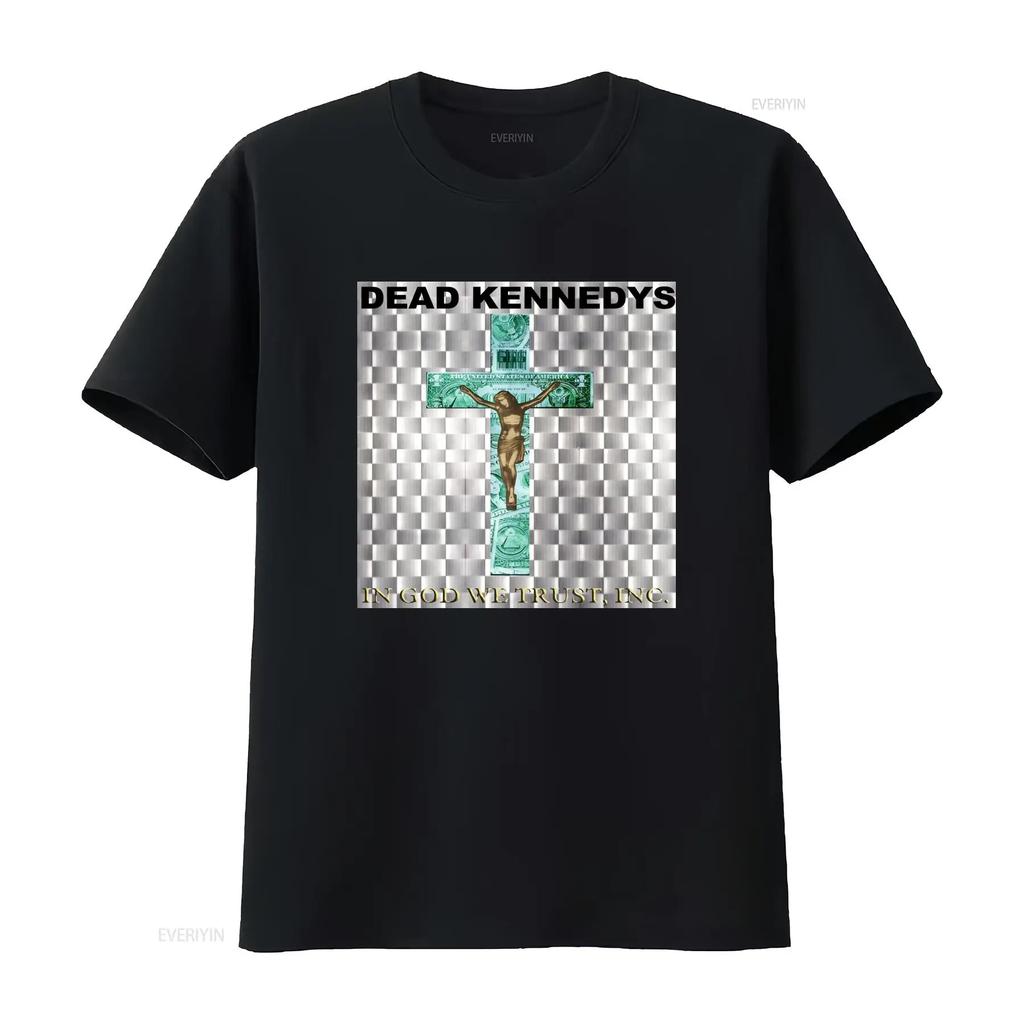 Vintage Dead Kennedys In God We Trust Inc 90s T Shirt Size XL Retro Design Soft Stretched Bre