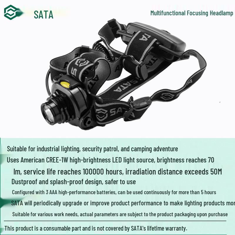 

SATA 90716 LED Waterproof High Beam Mining Headlamp