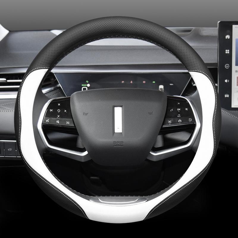 High Quality Leather Braid on Car Steering Wheel Cover for Wey 05 Coffee 01 2026 2026 2026 Wrap Protector Decoration Accessories