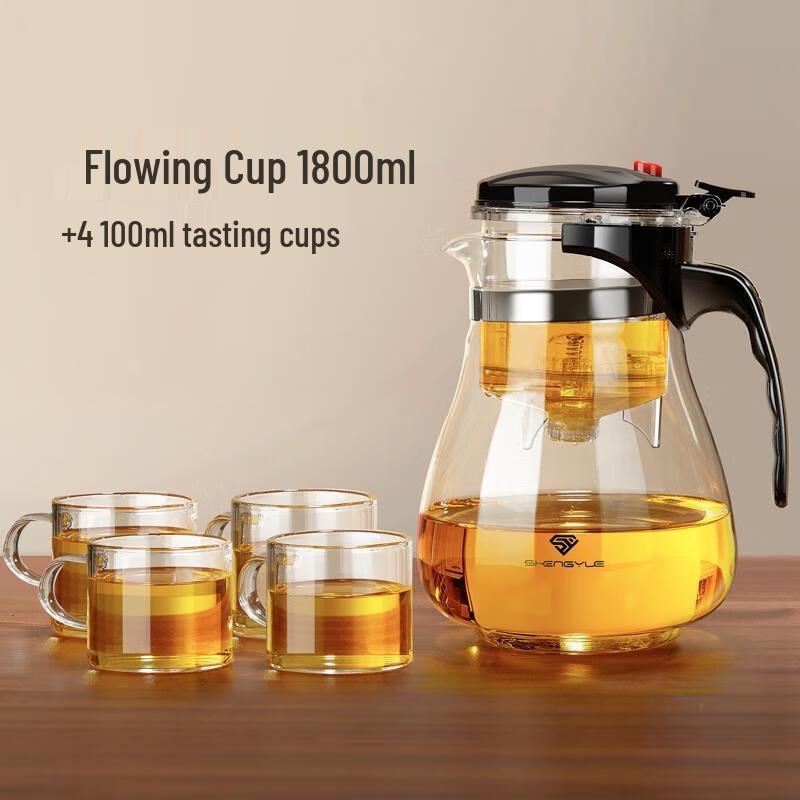 HANDUNYOU Glass Infuser Teapot Set