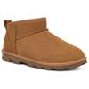 UGG Two-Layer Cowhide Warm Non-Slip Comfortable Solid Color Short Snow Boots Unisex Snow Boots Brown 1166732-CHE