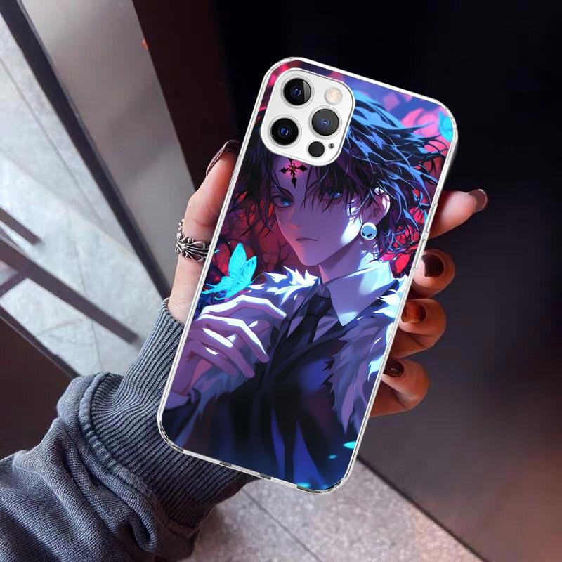 Huner X-Hunters Chrollo Shizuku Phone Case For iPhone 17 Air 16 15 Pro Max 14 Plus 13 Mini 12 11 Cover 7 8 SE Silicone Shell Pri