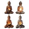 Buddha Holder Tabletop Tealight Decor Statues Collectible Figurines for Relaxing Gift